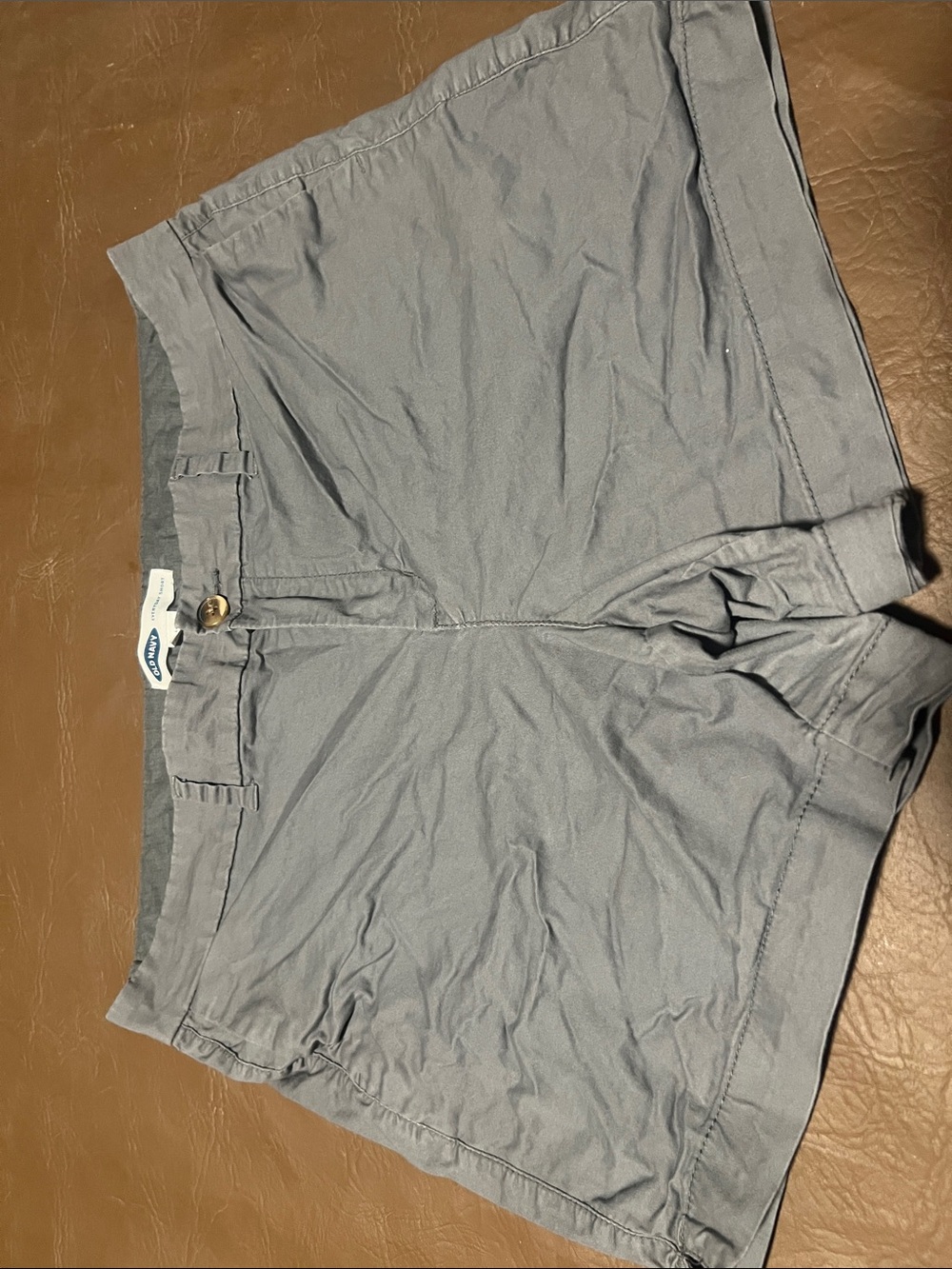 Womens Gray Casual Shorts